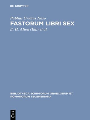 cover image of Fastorum libri sex